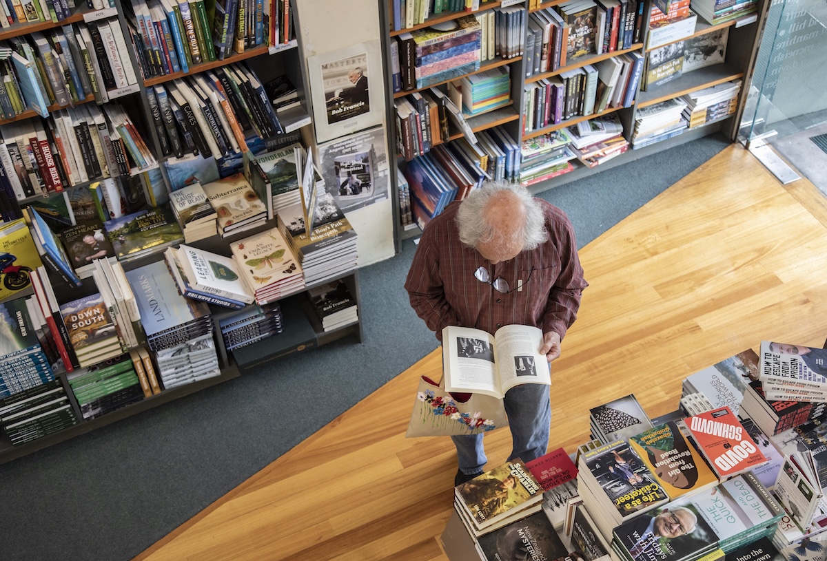 Hedleys Books Michael Wilson Reading About Hedleys Bookshop